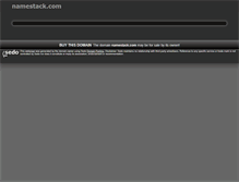 Tablet Screenshot of namestack.com